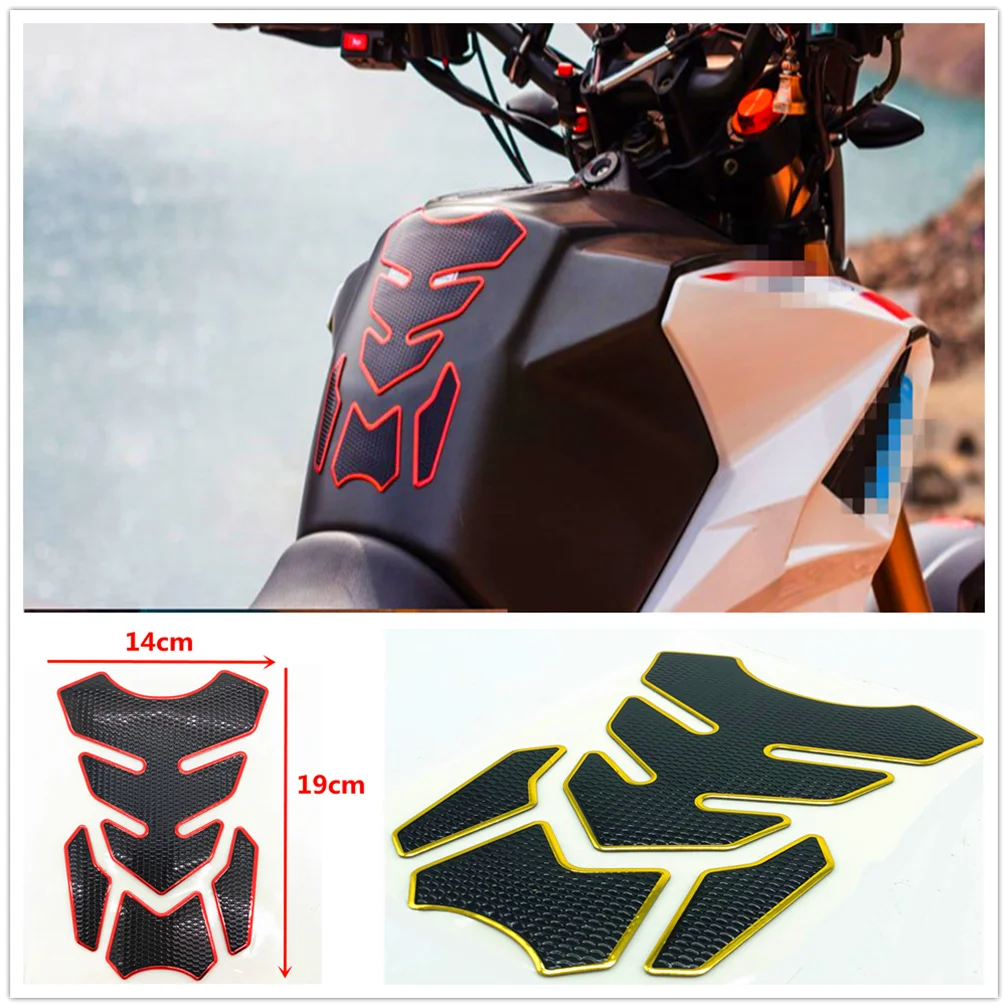 

3D universal Motorcycle Fuel Oil Tank Pad Rubber Decal Cover Sticker For HONDA CB190R VT1100 GROM MSX125 Honda XADV 750 X-11