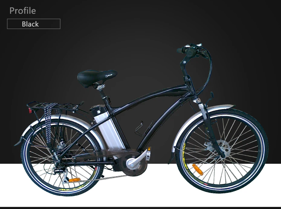 Новое поступление Электрический горный велосипед 36 В 10A 250 Вт Стандартный Тип Ebike с бесщеточный мотор Hub 26 дюймов дисковый тормоз