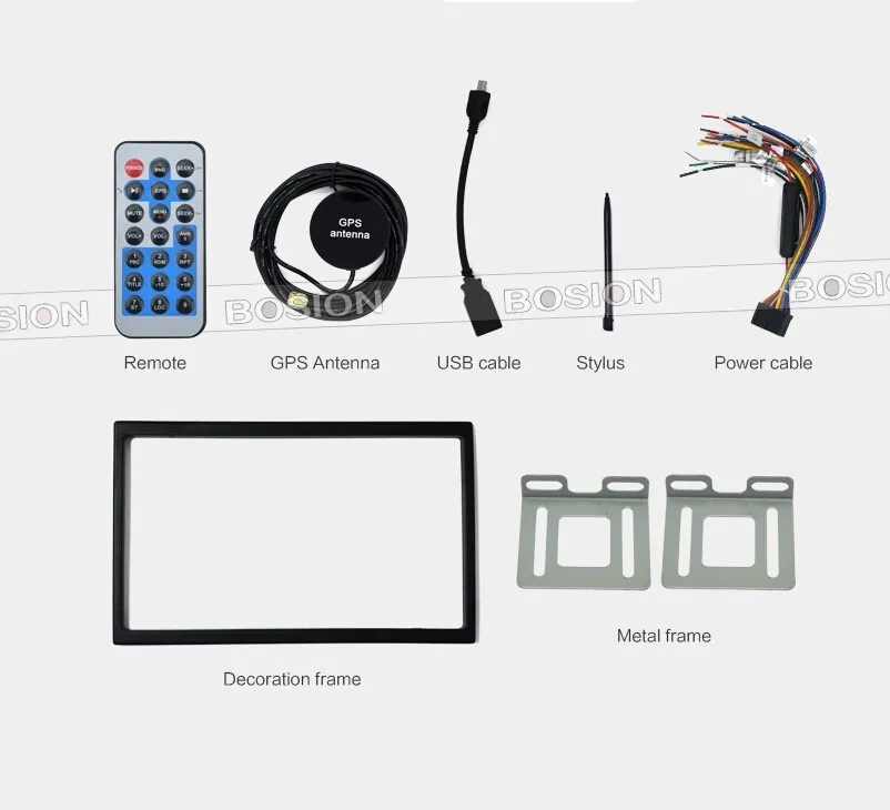 Excellent Steering wheel Auto 2din car dvd player Radio GPS PC Video Camera Monitor For universal RDS Blutooth digital tv (option) Cam 23