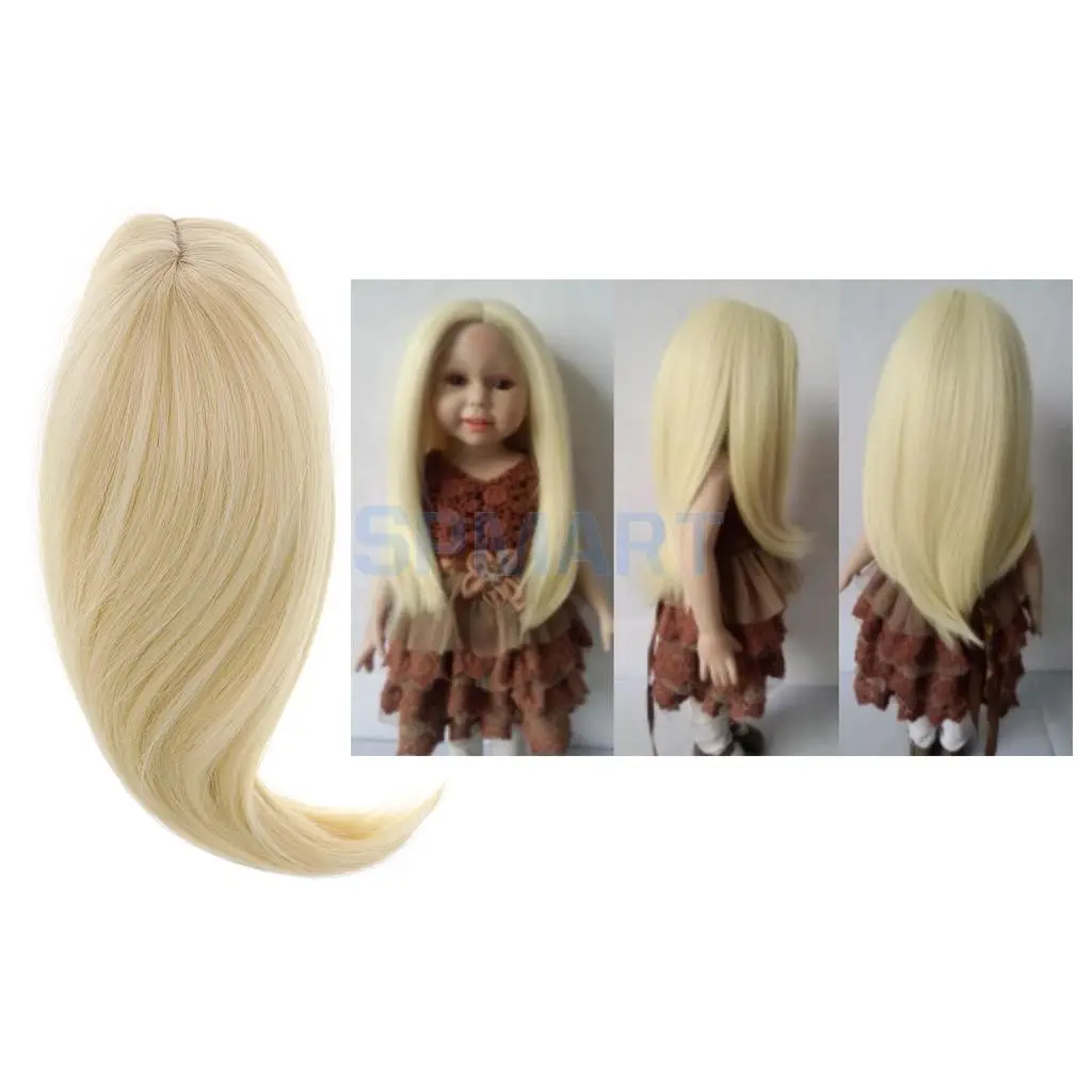 Высокое качество Мода 28 см волосы куклы парик для 18 ''куклы BJD SD Dollfie DIY волосы ручной работы изготовление куклы аксессуары