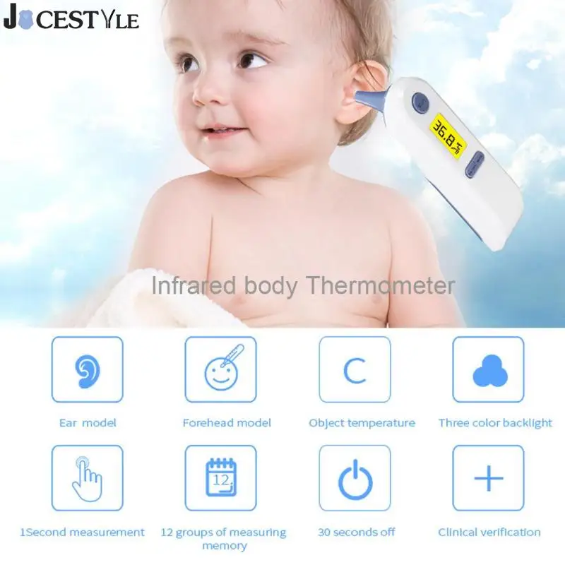 

Baby Thermometers Multi-functional Digital Infrared Temperature Measurement Milk Water Thermometer Tool For Babies Health Care