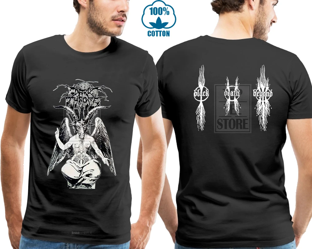 Darkthrone Baphomet рубашка S M L Xl Темный трон футболка черная металлическая Officl 3d Мужская