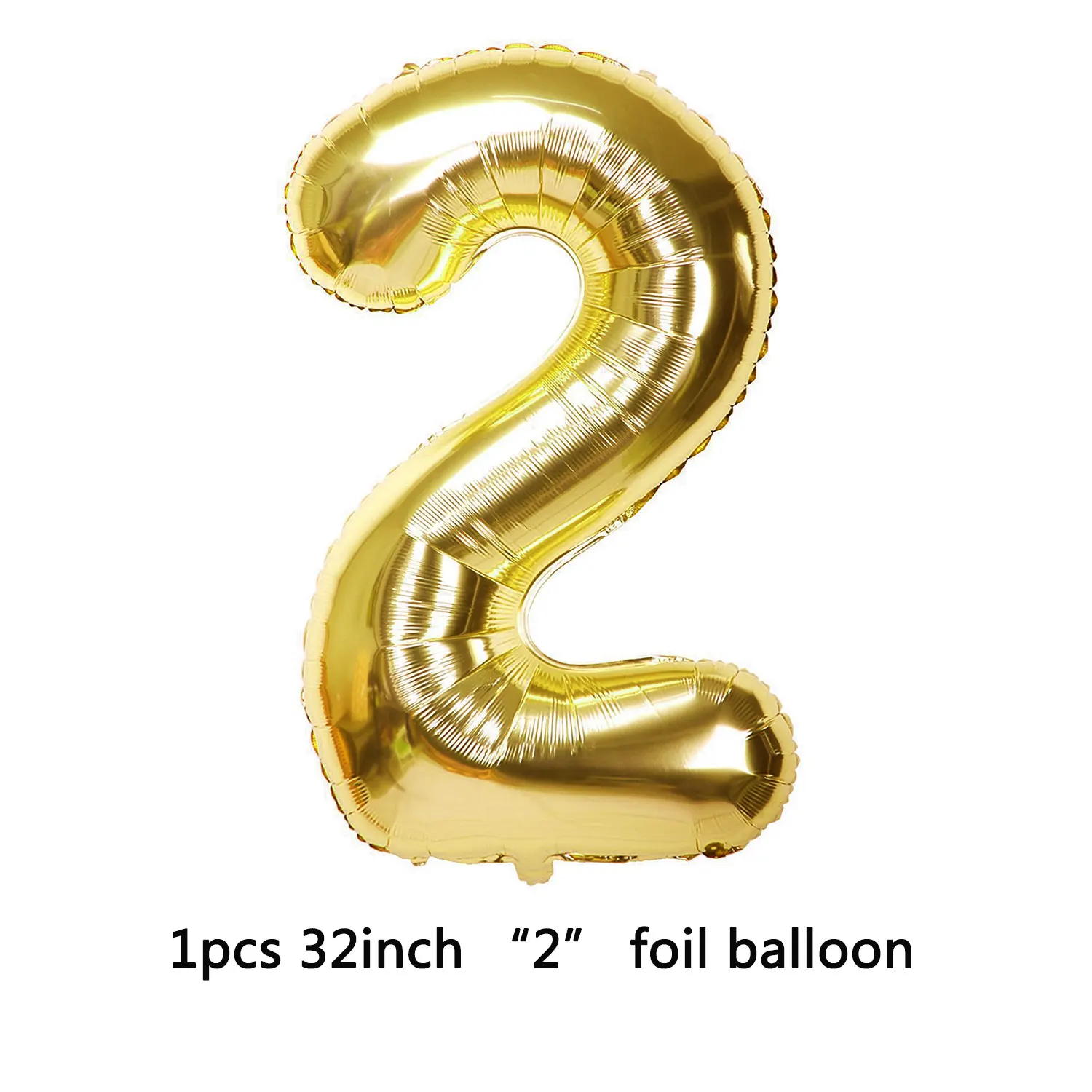 ZLJQ для маленьких девочек Bay с днем рождения 2 конфетти воздушные шары набор для 2 лет ребенок день рождения украшения принадлежности синий розовый - Цвет: gold 1