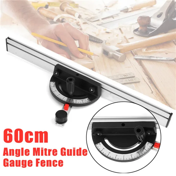60cm Bandsaw Router Table Angle Mitre Guide Gauge Fence Table Saw