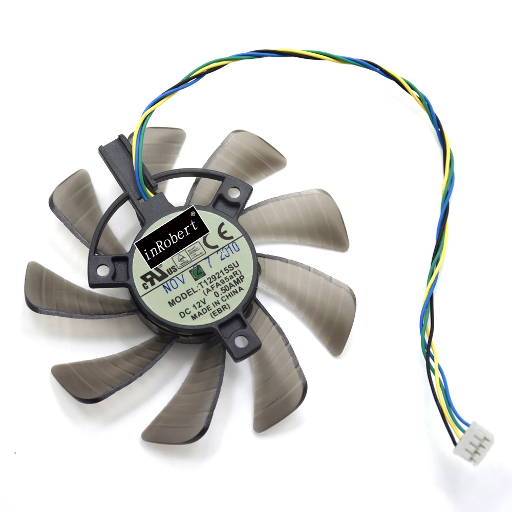 

85MM T129215SU 4Pin Cooling Fan Replace For ASUS GTX 460 HD 6790 6870 Gigabyte gtx 1050 Graphics Card Cooler Fans DIY
