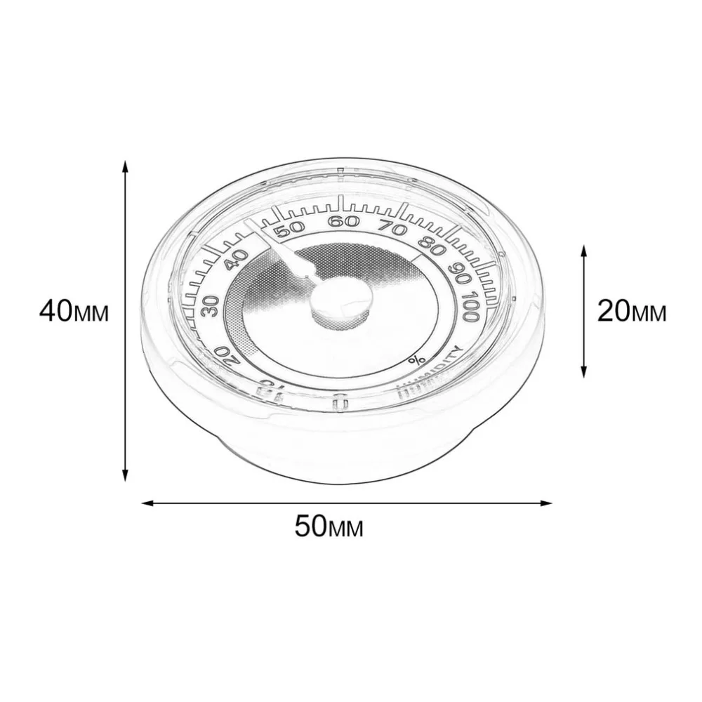 1 шт. измеритель влажности мини гигрометр без питания точный портативный гигрометр для инкубатора