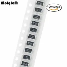 MCIGICM 100 шт. 2010 smd резистор проволочного чипа резисторы 0R-10M 3/4W 2.2R 47R 100R 220R 3/4 Вт
