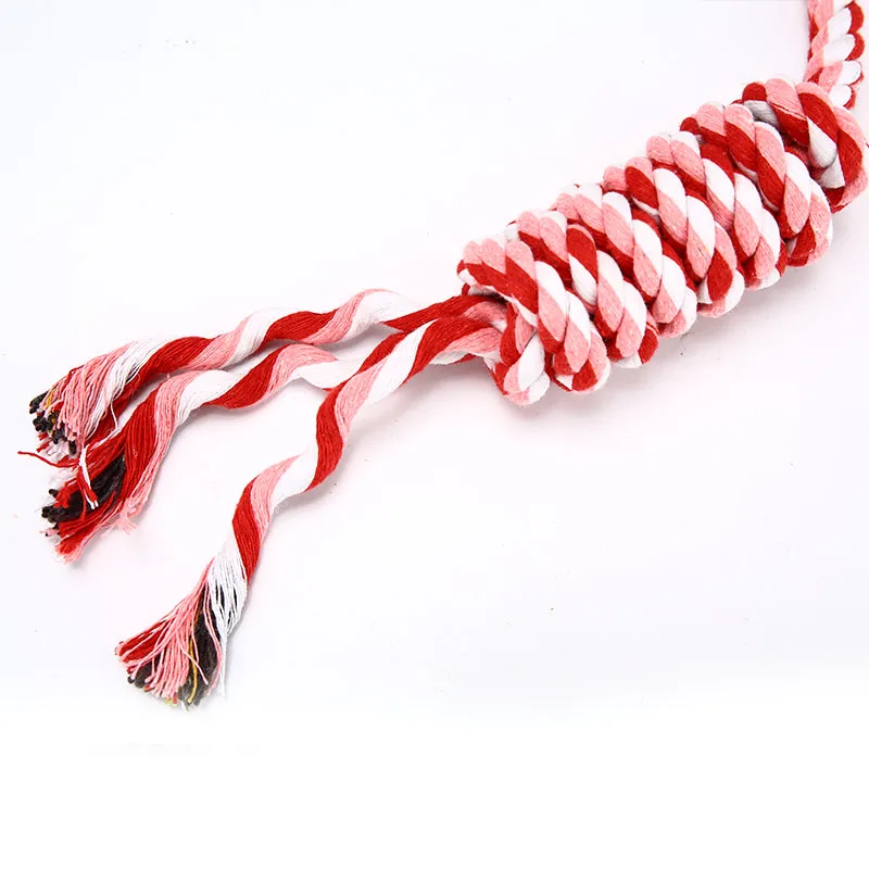 Dog-Pet-High-Quality-Chew-Toys-For-Teeth-Cleaning-Hand-Drawn-Candy-Toys-Braided-Rope-Knot (3)