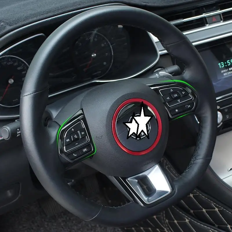 

Automobile Automovil Button Steering Wheel Interior Dashing Accessory Bright Sequins Modification 18 19 FOR Morris Garages MG 6