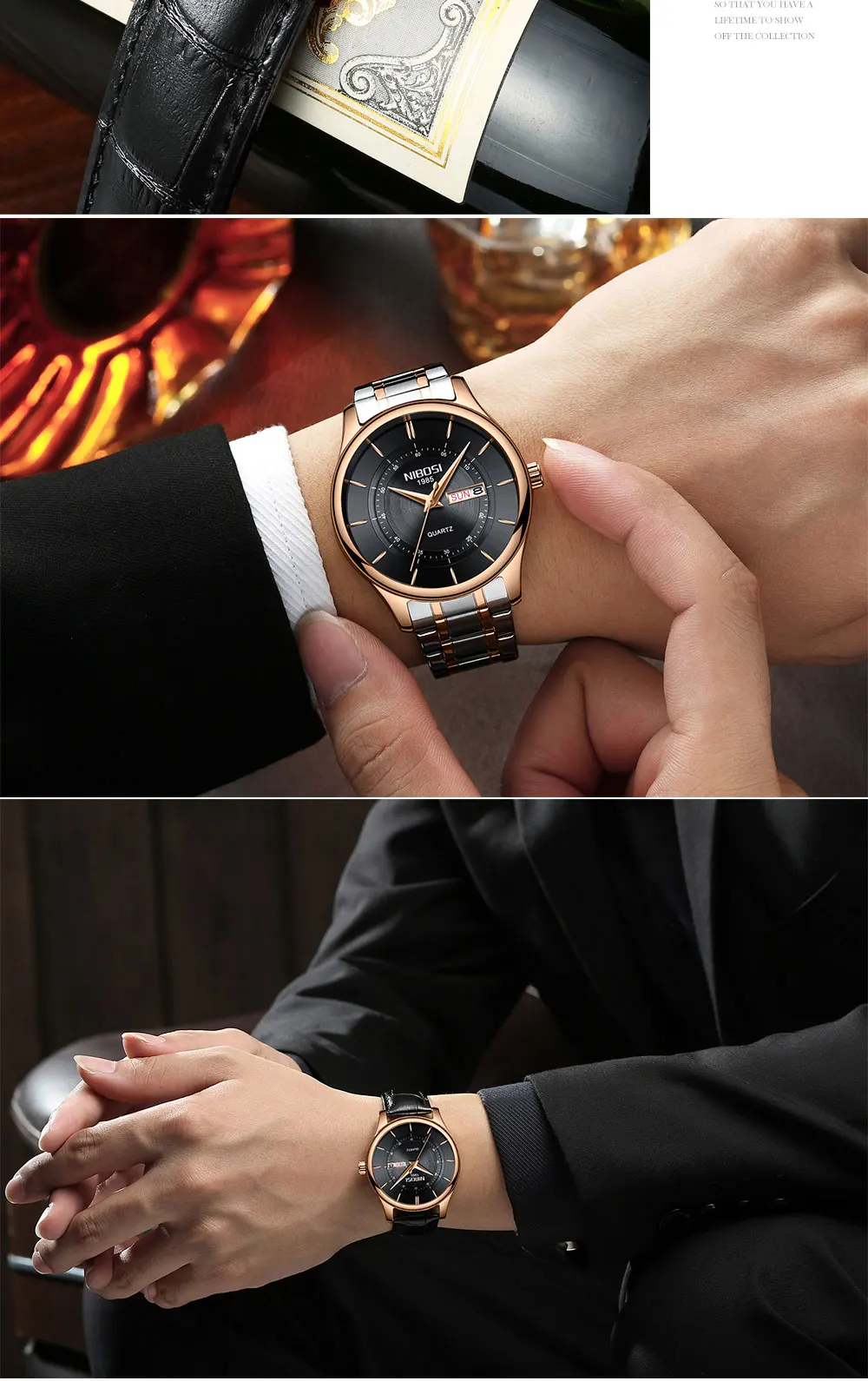 Nibosi, роскошные брендовые часы, мужские спортивные часы, водонепроницаемые, с датой, кварцевые, мужские военные наручные часы, мужские часы, Relogio Masculino