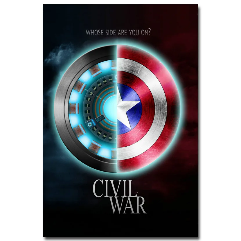 Captain America Hot Movie Art Silk Canvas Poster Print 13x20 32x48 inch