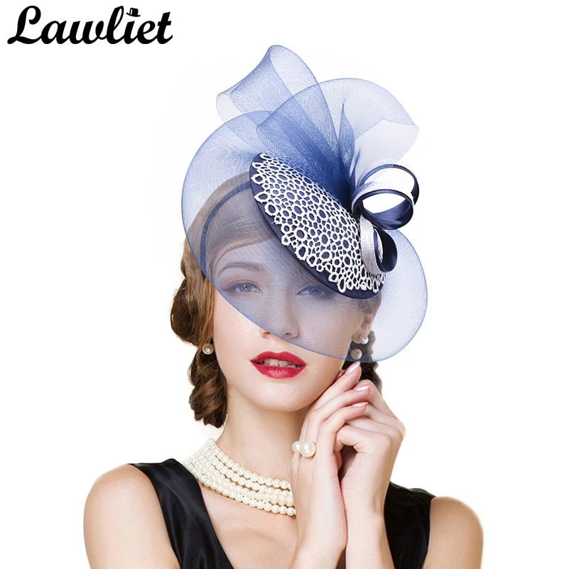 

1pcs Womens Ladies Hats Fascinators Race Day Kentucky Derby Church Wedding Party Headband Bridal Headband T244