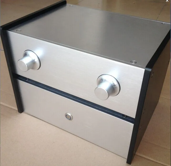 D 010 CNC чехол для корпуса из алюминия DIY аудио усилителя мощности 266 мм * 200 266*200 мм|power