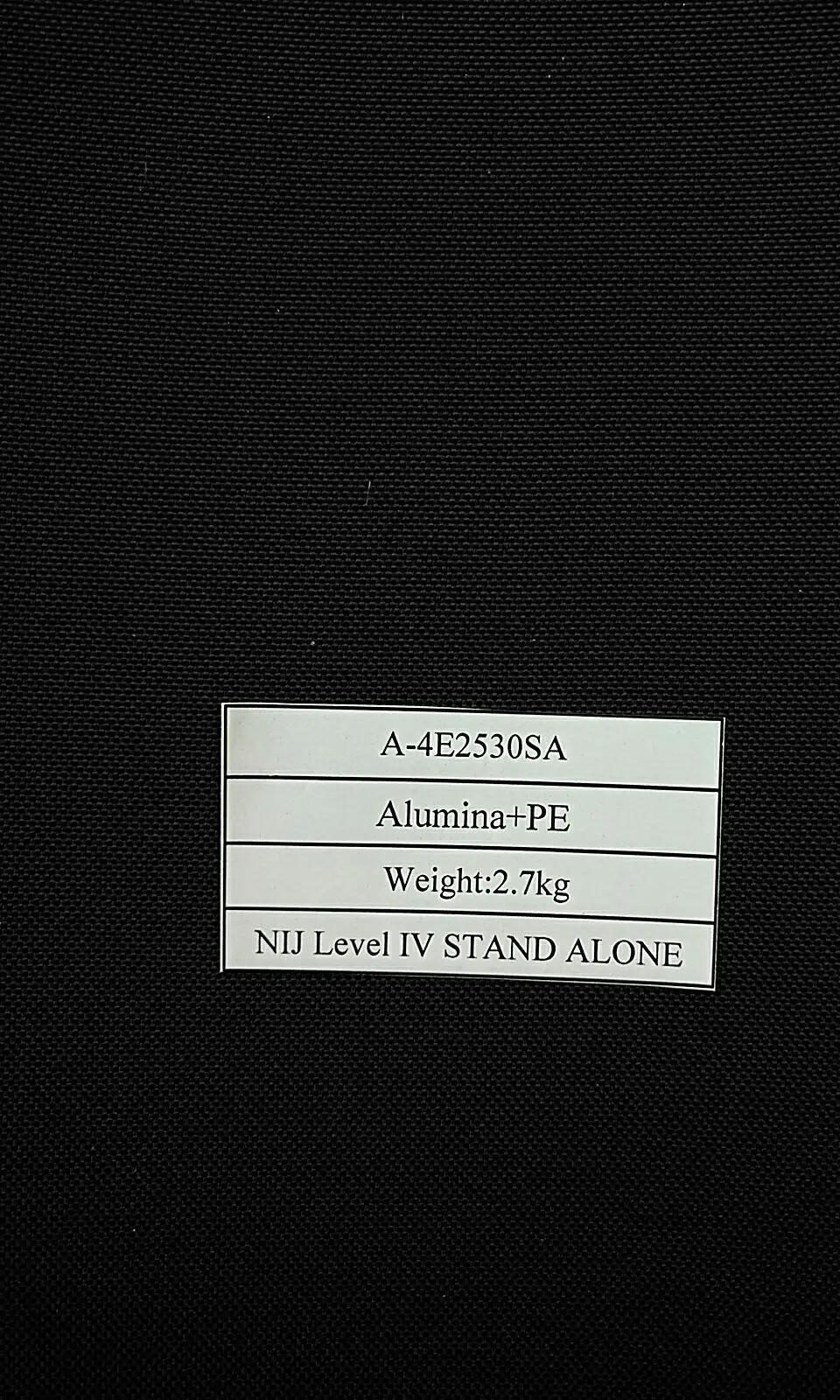 2 шт./партия Alumina& PE NIJ IV пуленепробиваемая панель/Al2O3 Lvl NIJ 4 автономная баллистическая плита с тестовым видео и отчет