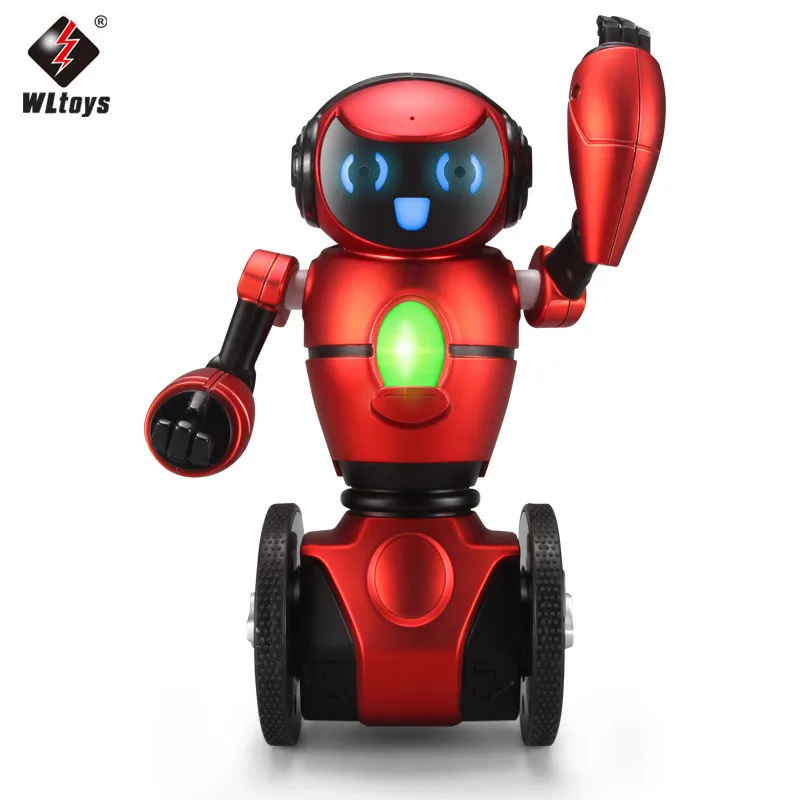 Origial WLtoys F1 2,4G RC игрушки робота 3-Axis Gyro интеллигентая(ый) гравитационный датчик баланс RC умный робот игрушка для детей - Цвет: red