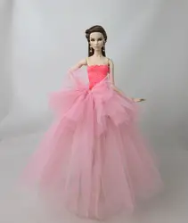 Подлинная чехол для Барби оригинальное платье Одежда Красивое вечернее платье высококлассные торжественное платье юбка новый специальный