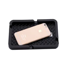 Автомобильный внутренний липкий силиконовый Противоскользящий коврик для панелей, на липкой основе нескользящий коврик для телефона держатель для монет солнцезащитных очков