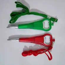 100 шт./лот с фабрики ручка для открывания бутылки со струной пластиковая шариковая ручка со струной короткая шариковая ручка