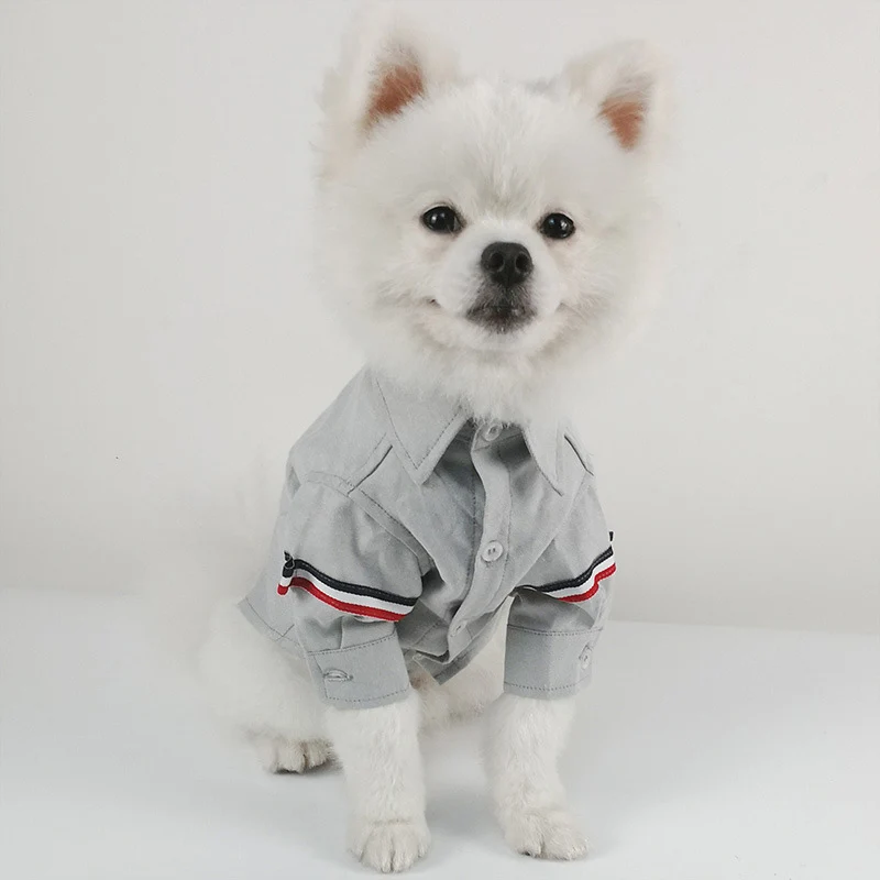 Корейский стиль, одежда для кошек, собак, рубашки для питомцев, одежда для щенков, одежда для маленьких и средних размеров, футболка для собак, наряд для домашних животных, костюм для собак, бульдог
