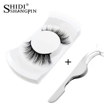1Pair Natural False Eyelashes kits Makeup 3d Mink Lashes Eyelash Extension Make Up mink strip eye lashes + eyelashes Tweezers