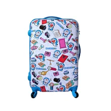 New Doraemon Travel Suitcase Cartoon Cat Trolley Luggage Bag Universal Wheels Luggage 20″ 24″ Rolling Luggage