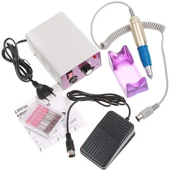 

Eu Plug 25000Rpm Portable Electric Nail Drill Machine Rechargeable Cordless Manicure Pedicure Set For Nail Equipment