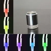 Sensitive 6 Colors LED Light Change Faucet Aerators Temperature Sensor Water Saving Ktichen Faucet Led Light Colorful Tap Parts