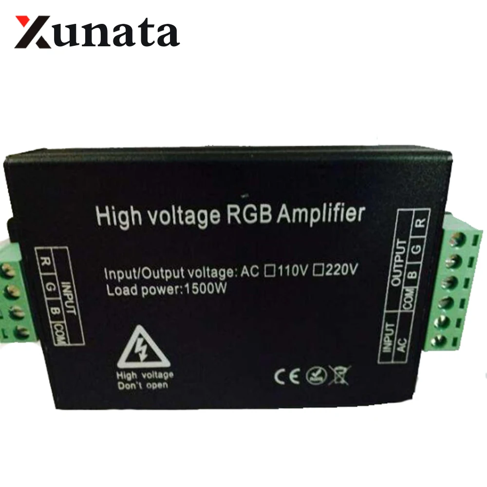 110V 220V 1500W led RGB Усилитель сигнала репитер бесплатная доставка | Лампы и освещение