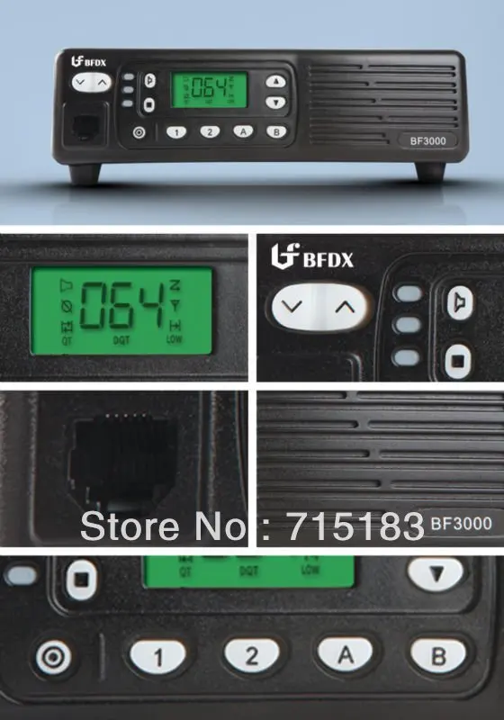 Базовый Ретранслятор с Duplexer BFDX BF-3000 UHF 450-470 МГц 10 Вт 64 канала