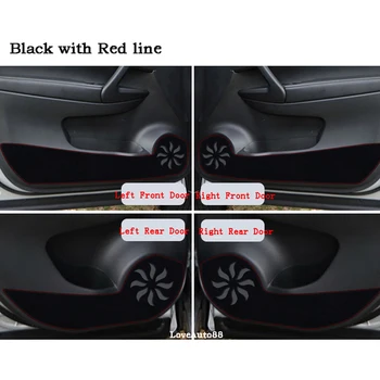 

Car Styling Leather Protector Side Edge Protection Pad Anti-kick Anti-dirty Pad Mat For Nissan X-Trail Xtrail T32 2014-2018