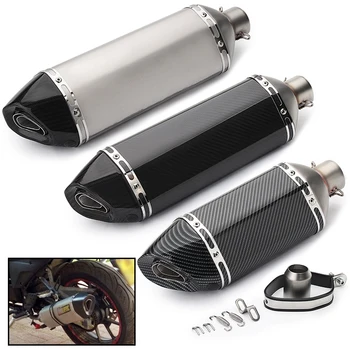 

Motorcycle muffle exhaust pipe akrapovic escapamento de moto sportster modified with db killer for cbr650f er6n r15 pcx 125 fz1