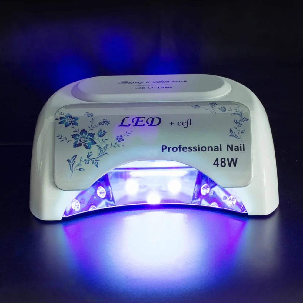 New design 48w CCFL + LED UV nail lamp for nails art tools led