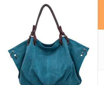 Модная Повседневная Холщовая Сумка через плечо, диагональная переносная ретро большая сумка - Цвет: Синий