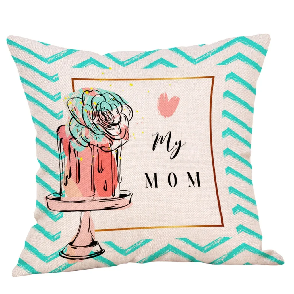 Gajjar Happy Mother Day дизайнерские льняные хлопковые наволочки для диванов с дизайном Love