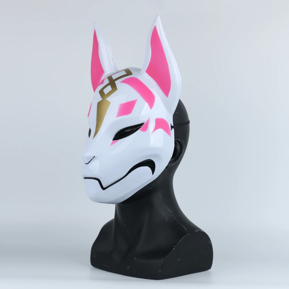 Game Drift Mask Fox kitsune Animal Full Head Mask Adult Unisex Masquerade Helmet Props Party Halloween Fancy Dress (5)