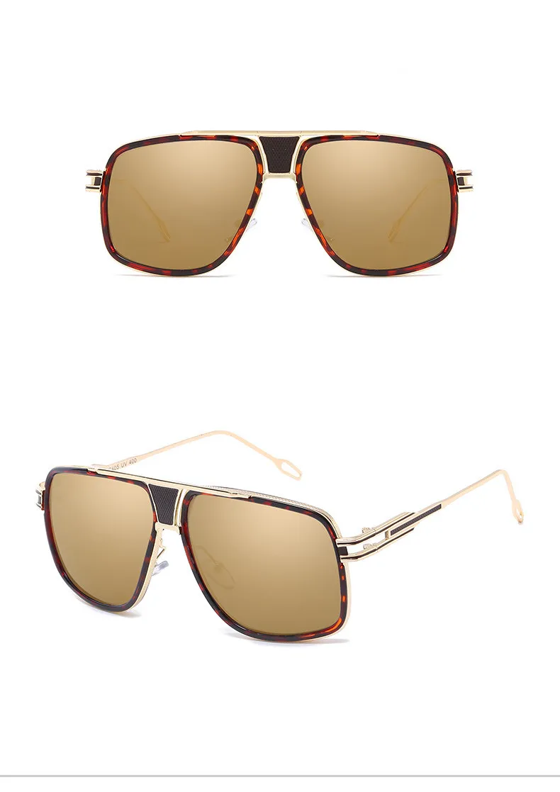 2019 Новый Classic Pilot Sunglasses Для мужчин негабаритных Роскошные оттенки солнцезащитные очки для Для мужчин s Мужской Солнцезащитных очков UV400