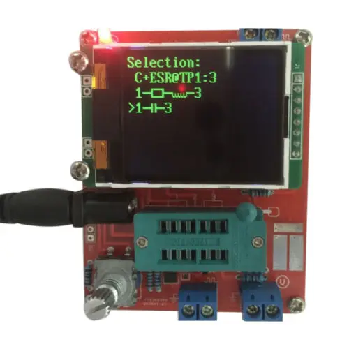 Diy Mega328 Транзистор тестер LCR Емкость ESR метр ШИМ DIY TFT lcd генератор