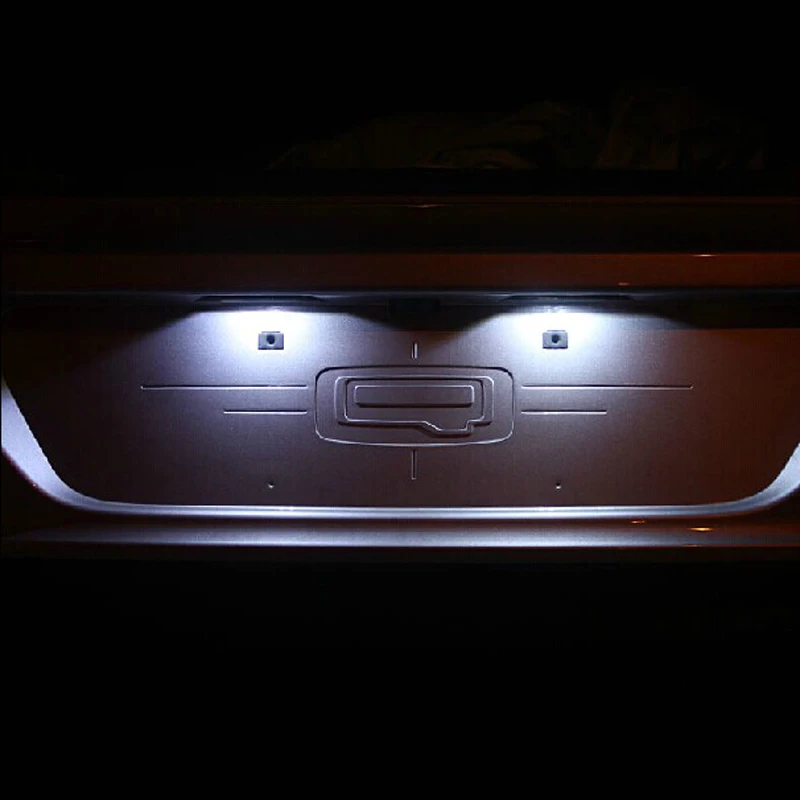 

For Saab 9-3 II 9-3 III 9-3 Combi II 9-3X 9-5 SCOE 2 x 3SMD 5050LED Licence Plate Light Bulb Car Styling