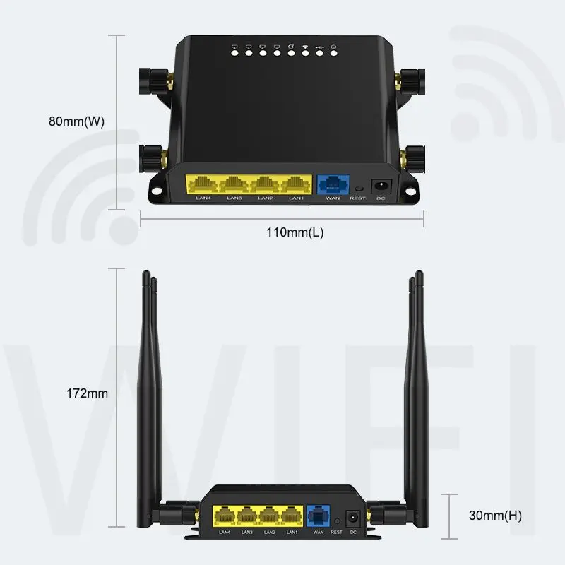 Cioswi 4G Мобильный маршрутизатор Wi-Fi 3g 4G модем с sim картой слот для автомобиля/автобуса роутер 128 МБ ОЗУ OpenWRT маршрутизатор Lte Wi-Fi маршрутизатор