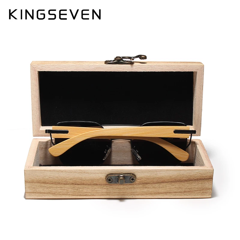 Солнцезащитные очки KINGSEVEN деревянные для мужчин и женщин брендовые дизайнерские