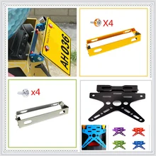 Мотоцикл мотобайк номерных знаков держатель Кронштейн номерного знака для YAMAHA FJ1100 FJ1200S T HONDA cb400 CB599 CB600 HORNET