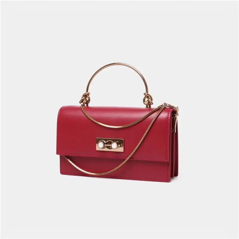 

2019 Spring Summer New Women Messenger Bags Genuine Leather Handbags Ladies Handbag Shoulder Crossbody Sequins Chains Bag Party