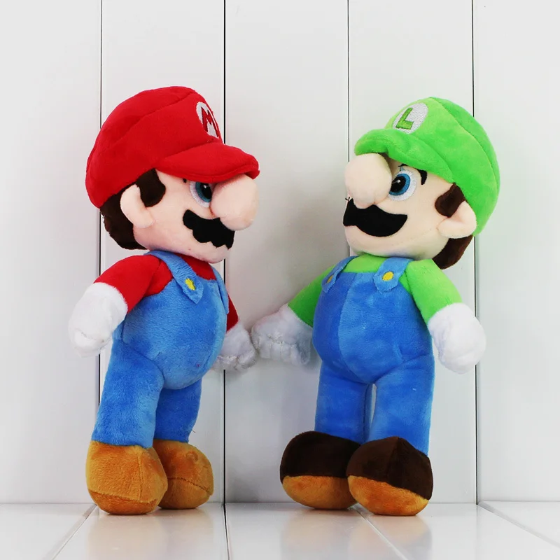 Горячие Супер Марио Bros Luigi Плюшевые куклы игрушки милый стенд Марио и Луиджи мягкие животные игрушки для мальчиков детские подарки на день рождения