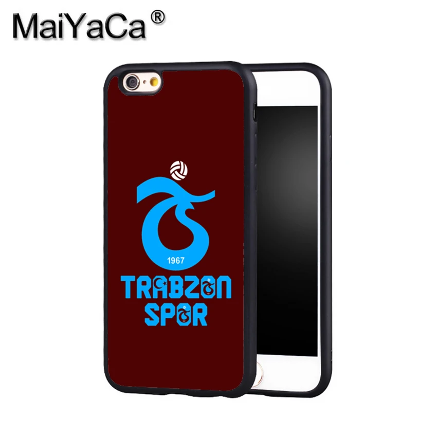 Maiyaca Трабзонспор логотип 5 Телефон чехол для iPhone X 8 6 S плюс 7 Plus 5S 5C 4S SE мобильного