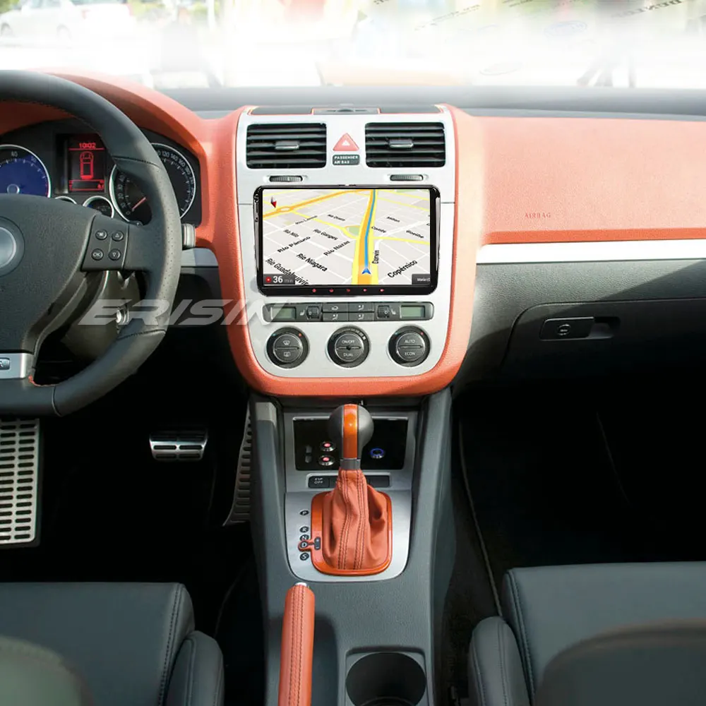 Автомагнитола Erisin ES7591V 9 &quotAndroid 8 0 DAB + TPMS OBD BT 4G для VW Seat Skoda PASSAT GOLF MK5 6
