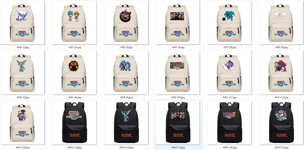 

Hot Game Yu-Gi-Oh! Backpack Cosplay Duel Monsters Kids Teens Student School Bags Anime Gamer Laptop Shoulder Travel Bags