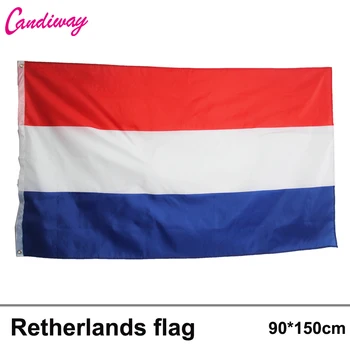 

3'x5' Large Netherlands Flag Polyester Dutch National Banner Indoor Outdoor Activity/parade/Festival/Home Decoration New fashion