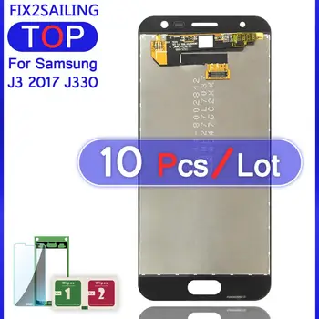 

Lcd J3 For Samsung Galaxy J3 2017 J330 Super AMOLED LCD Display 100% Tested Working Touch Screen Assembly