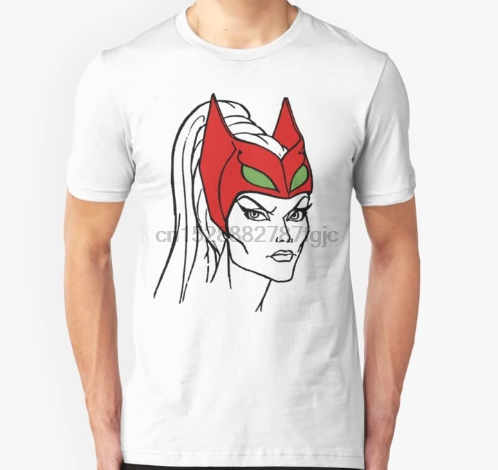 

Men tshirt Short sleeve She Ra Princess of Power Catra Unisex T Shirt Women t-shirt