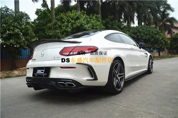 Buy Fit For Mercedes Benz W205 C63 Rear Bar Carbon Fiber Wind Air Knife